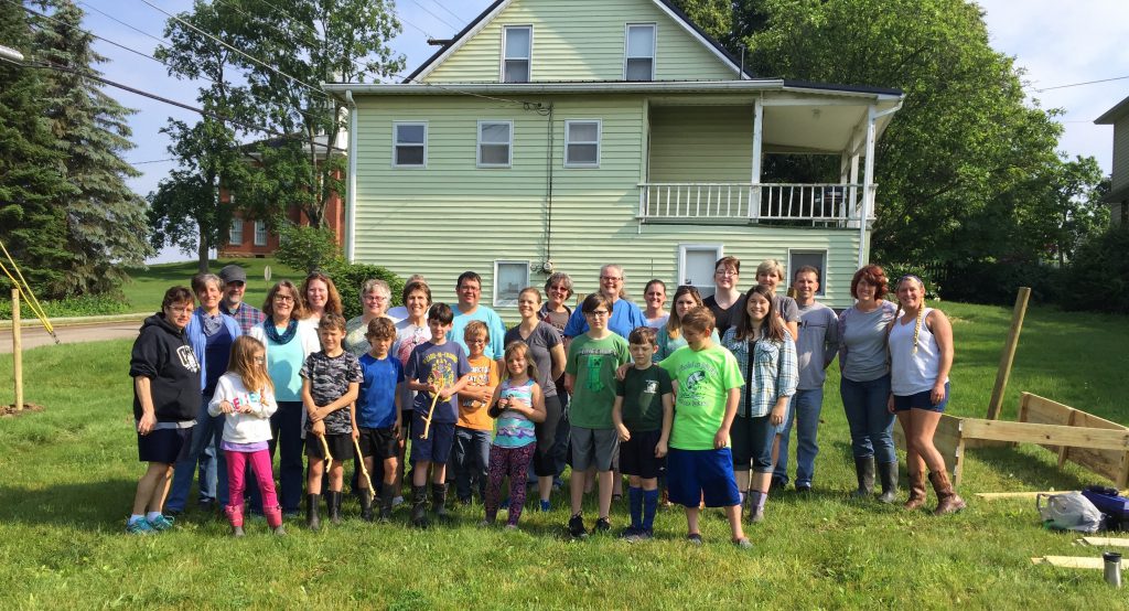 Friendship Garden build crew